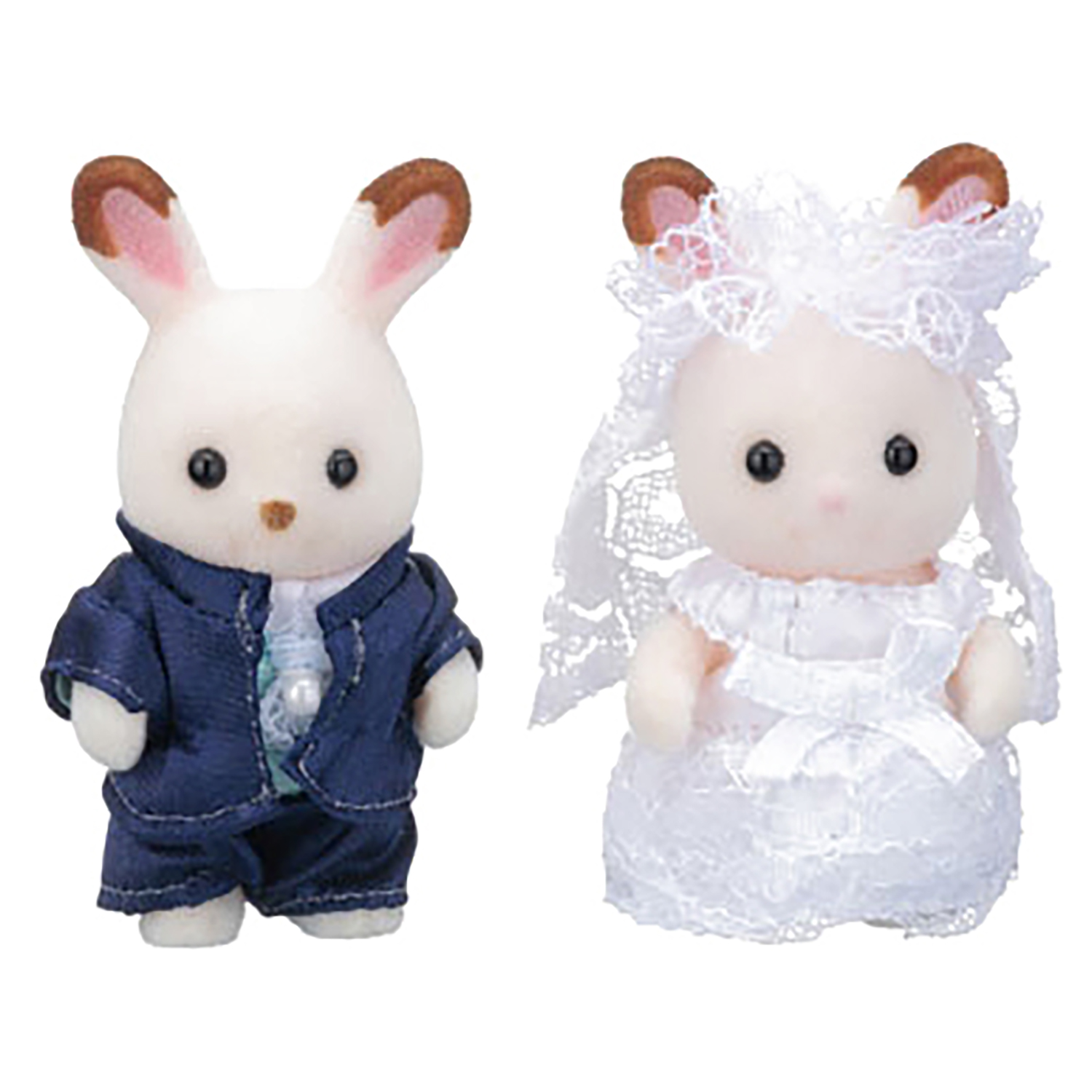 Набор Sylvanian Families Малыши в костюмчиках невесты и жениха 2121 купить  по цене 799 ₽ в интернет-магазине Детский мир