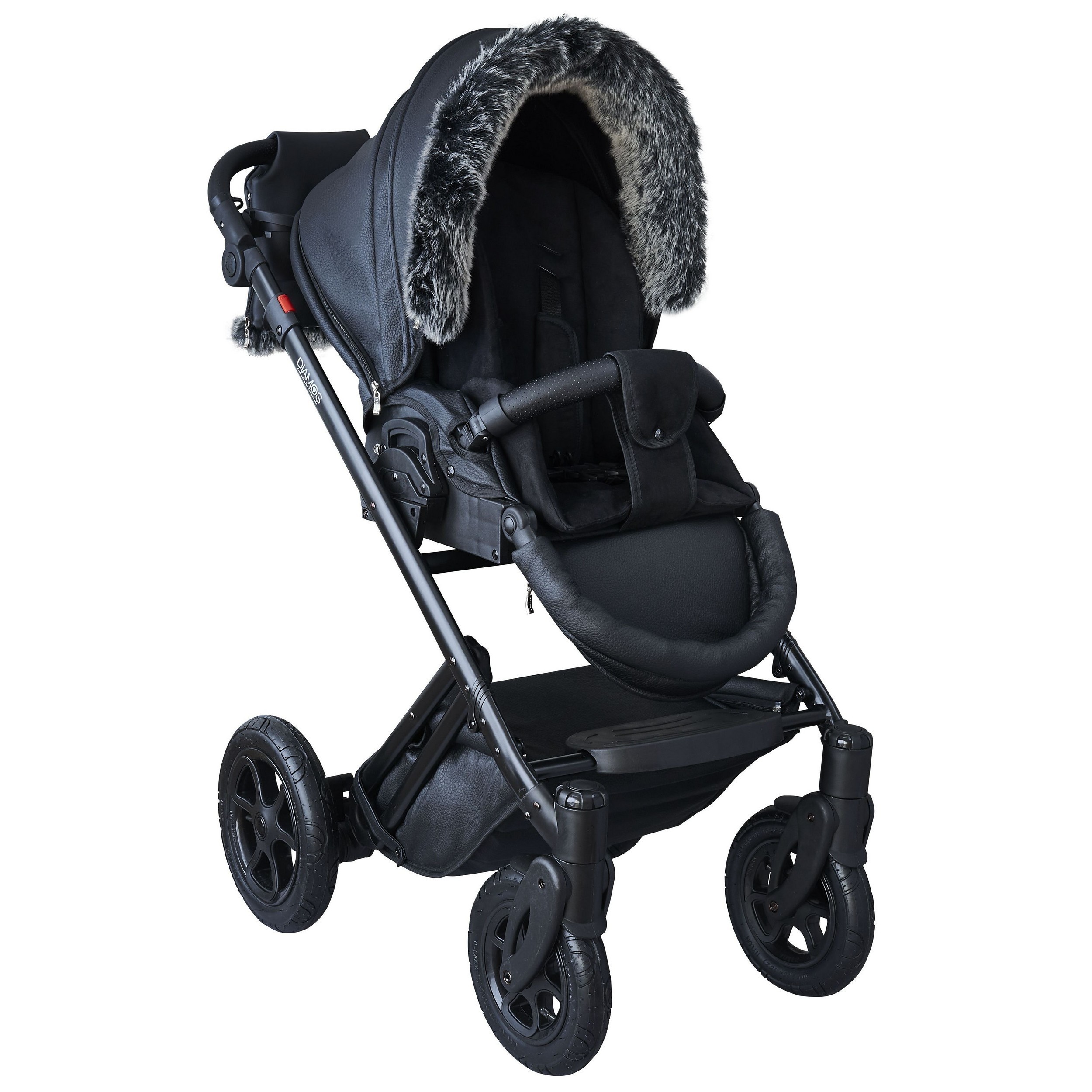 Коляска 3в1 Tutek Diamos Eco Black Premium - фото 2