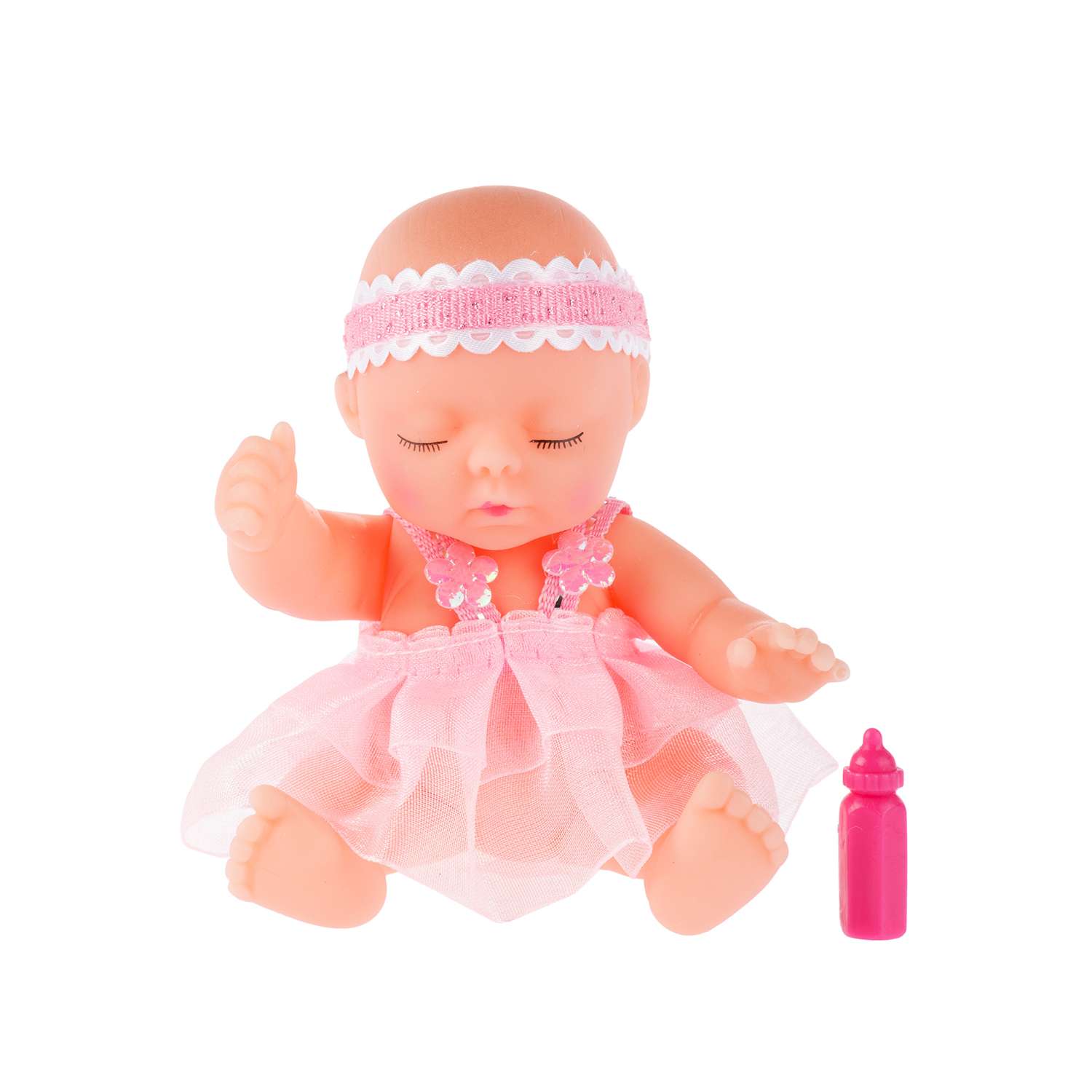Кукла BABY STYLE Tutu Love в шаре розовый в шелковом платье 8213/розовый - фото 1