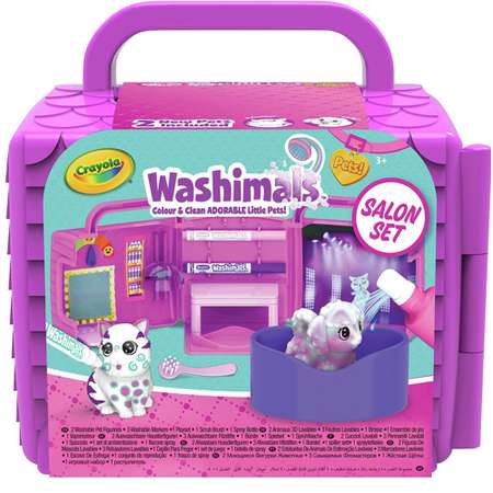 Набор CRAYOLA Washimals для раскрашивания Салон красоты для животных