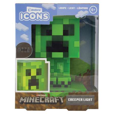 Светильник PALADONE Minecraft Creeper Icon Light V2 PP6593MCFV2