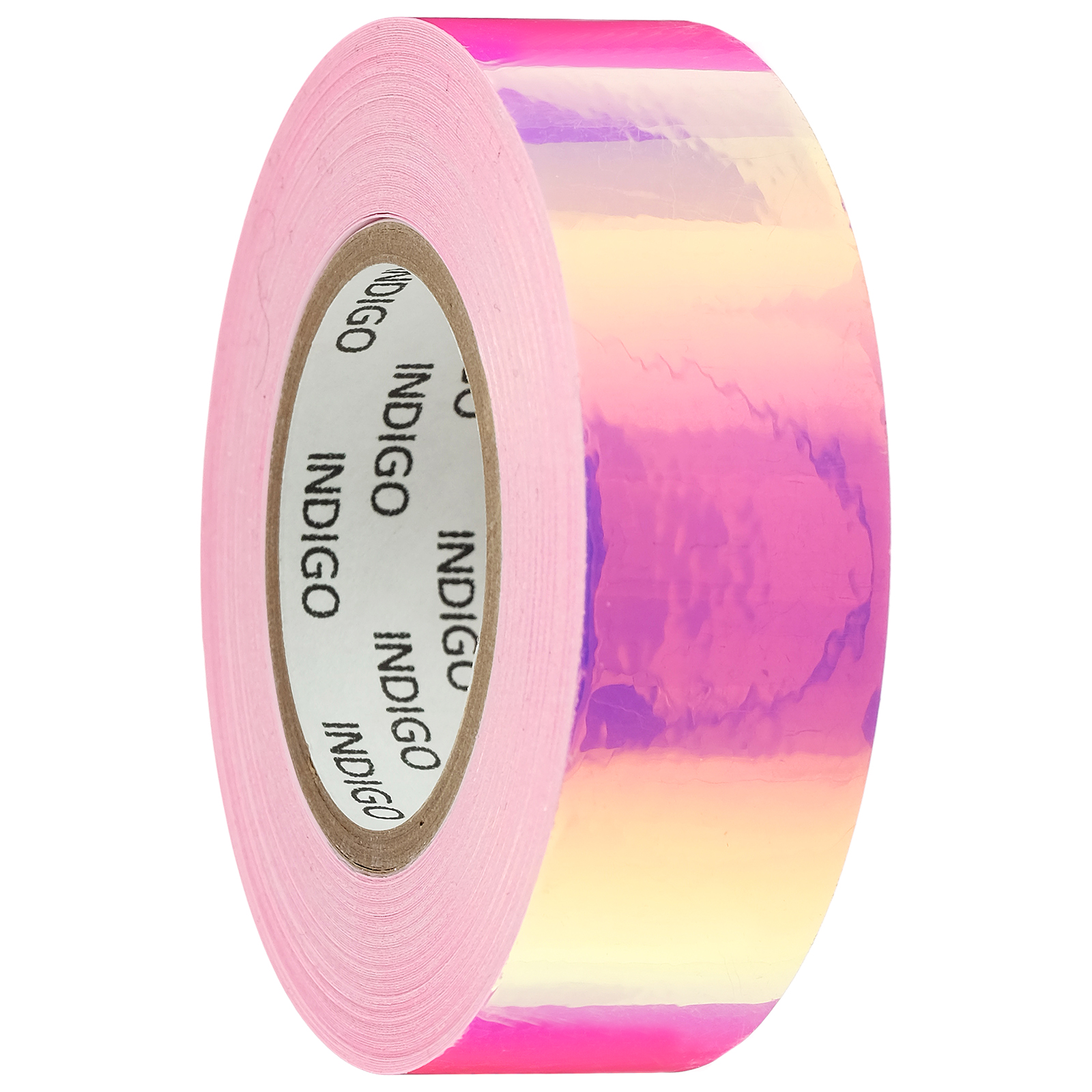 Обмотка Sima-Land Для обруча с подкладкой Mirror rainbow флуо розовый - фото 1