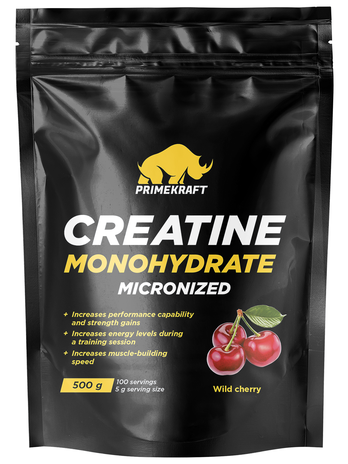 Креатин Monohydrate 500г Prime Kraft Дикая вишня купить по цене 2166 ₽ в  интернет-магазине Детский мир