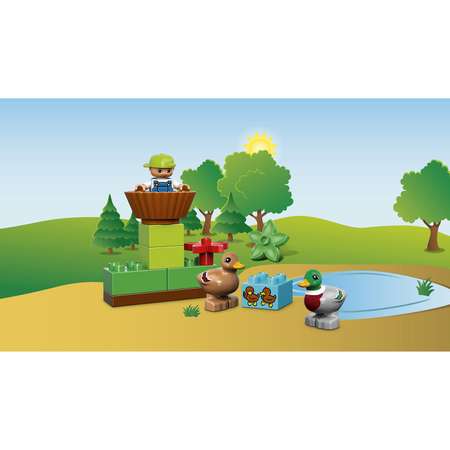Конструктор LEGO DUPLO Уточки в лесу блочный