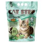 Наполнитель для кошек Cat Step Tofu Green Tea растительный комкующийся 6л
