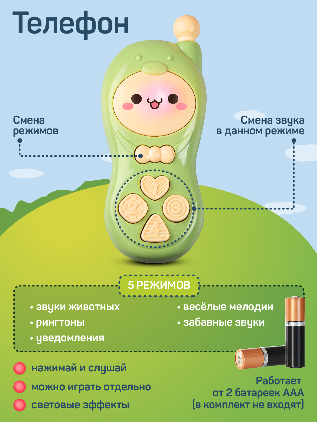 Ходунки детские ДЖАМБО Музыкальные Бизиборд цвет оранжевый - фото 4