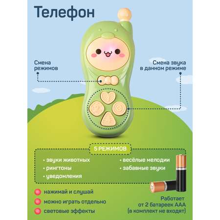 Ходунки детские ДЖАМБО Музыкальные Бизиборд цвет оранжевый