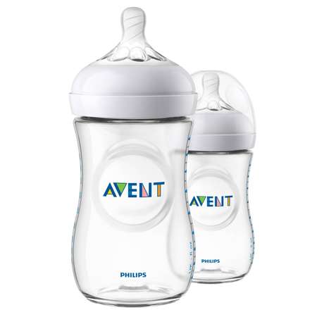 Бутылочка Philips Avent Natural2 260мл с 1месяца 2шт SCF033/27