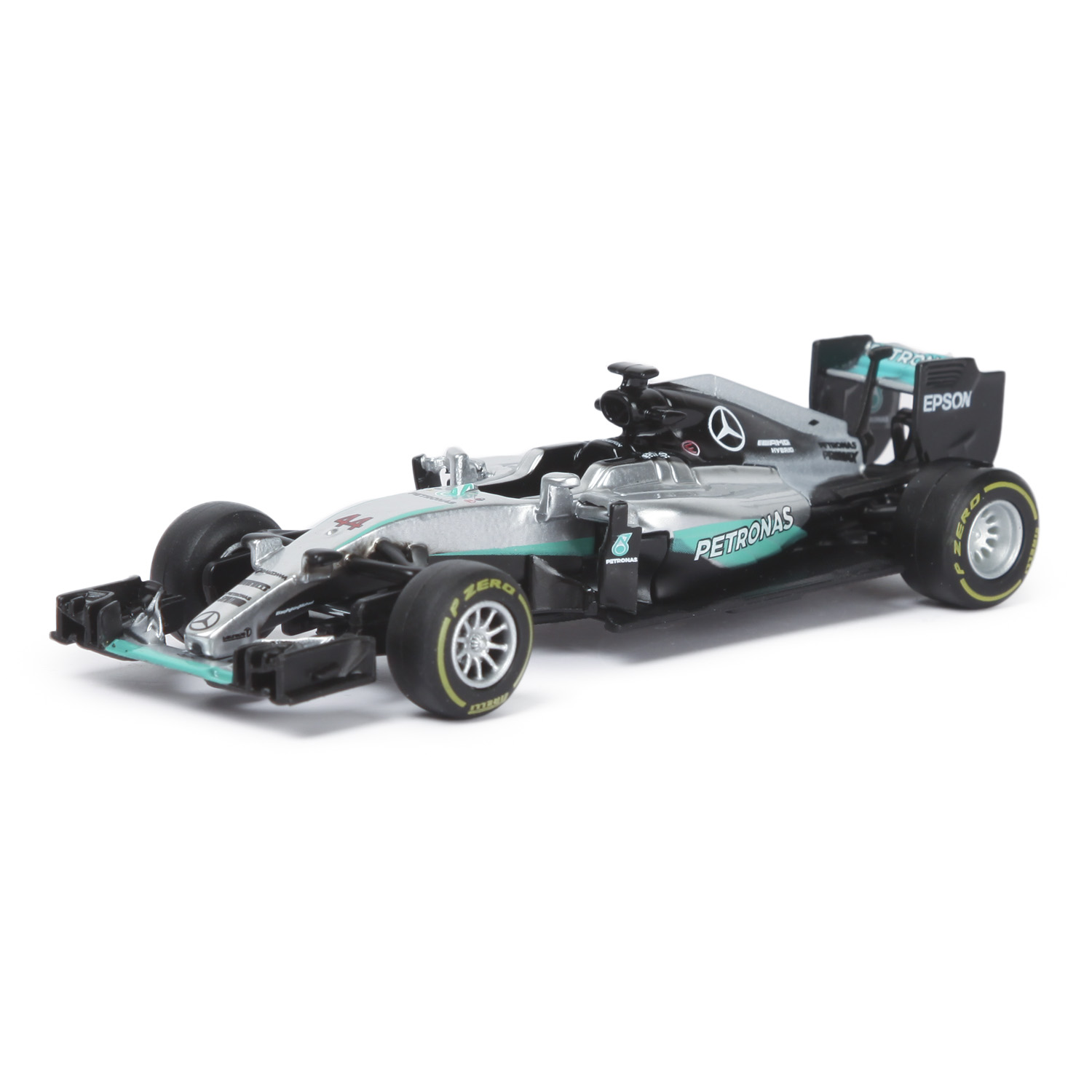 Машина BBurago 1:43 Mercedes 2016 AMG Petronas W07 18-38026 купить по цене  199 ₽ в интернет-магазине Детский мир