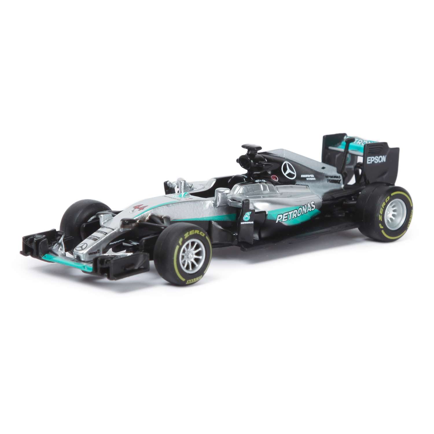 Машина BBurago 1:43 Mercedes 2016 AMG Petronas W07 18-38026 18-38026 - фото 1