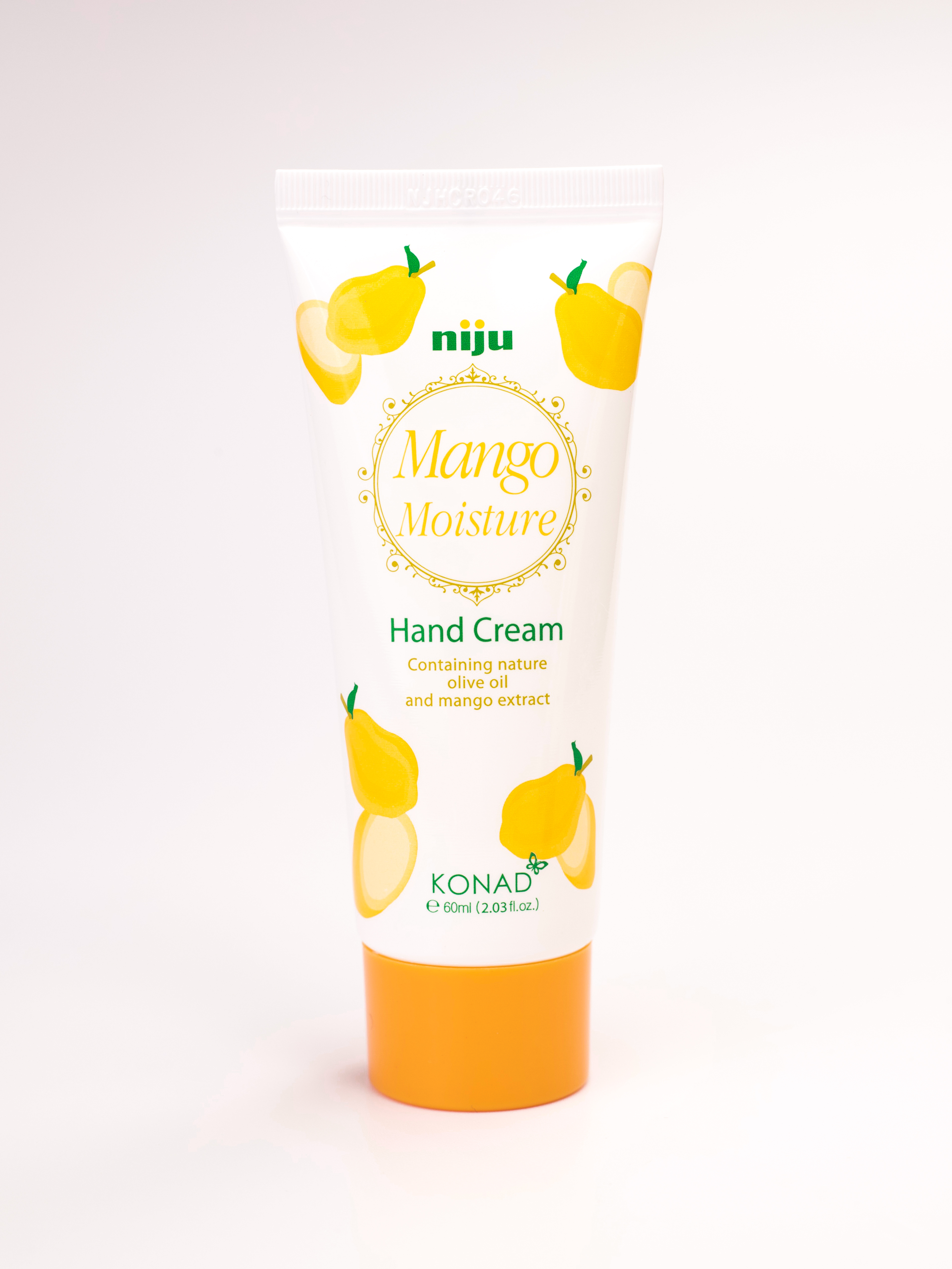 Увлажняющий крем для рук Konad niju Moisture hand cream Mango с экстрактом манго - фото 1