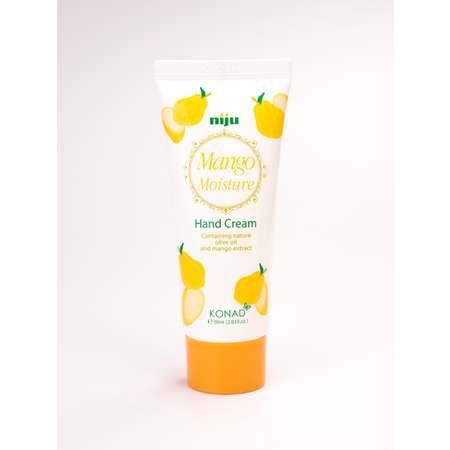 Увлажняющий крем для рук Konad niju Moisture hand cream Mango с экстрактом манго