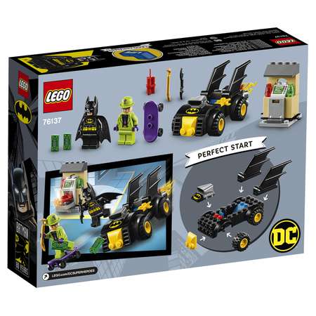 Конструктор LEGO DC Super Heroes Бэтмен и ограбление Загадочника 76137