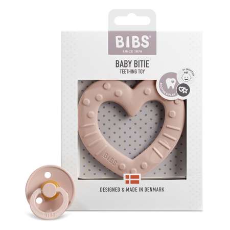 Прорезыватель грызунок BIBS Baby Bitie Heart Blush