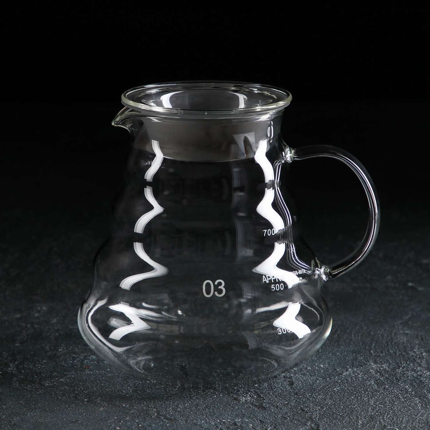 Заварочный чайник Sima-Land стеклянный с крышкой «Бриз» 700 мл - фото 1