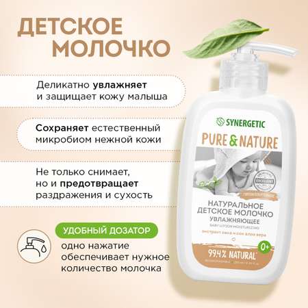 Набор детский Synergetic для купания малышей без слез гипоаллергенно 1750 мл