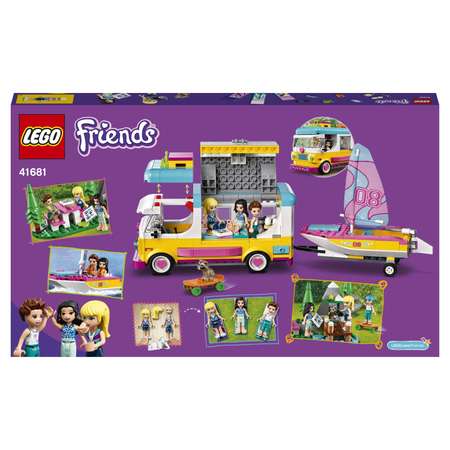 Конструктор LEGO Friends Лесной дом на колесах и лодка блочный