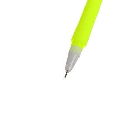Ручка Sima-Land гелевая «Бабочка салатовая» светится при ультрафиолете