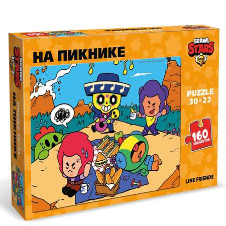 Пазл BrawlStars картонный На пикнике 160 элементов