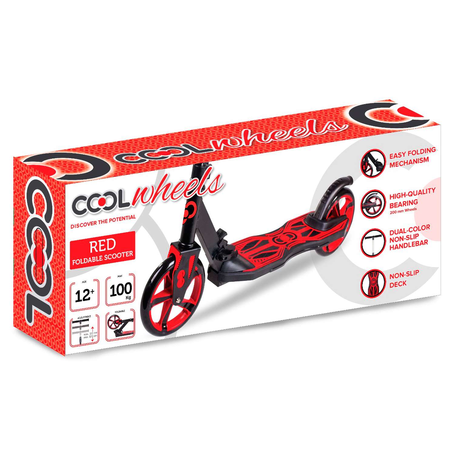 Самокат Cool Wheels детский двухколесный складывающийся - фото 6