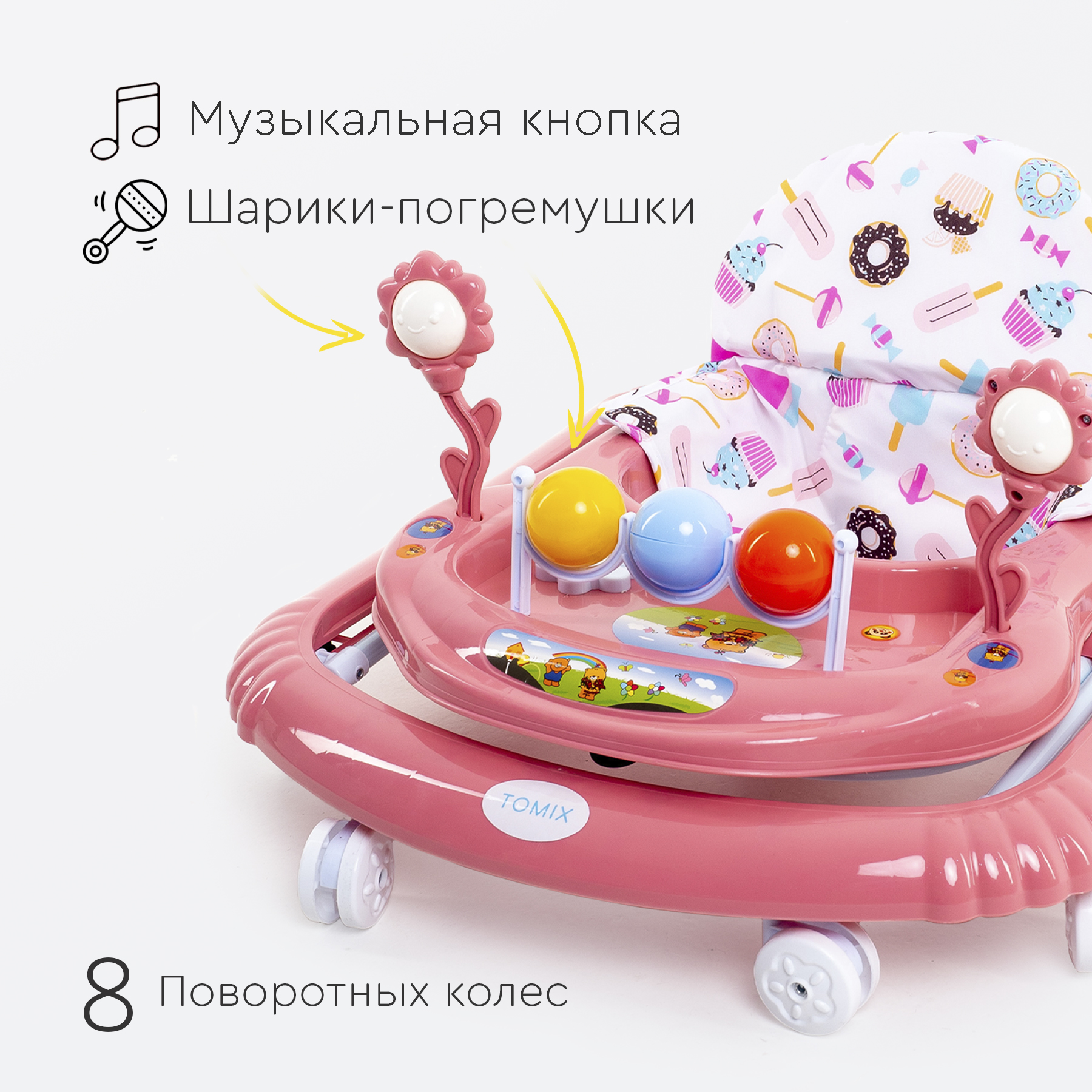 Детские ходунки Tomix Little travel - фото 7