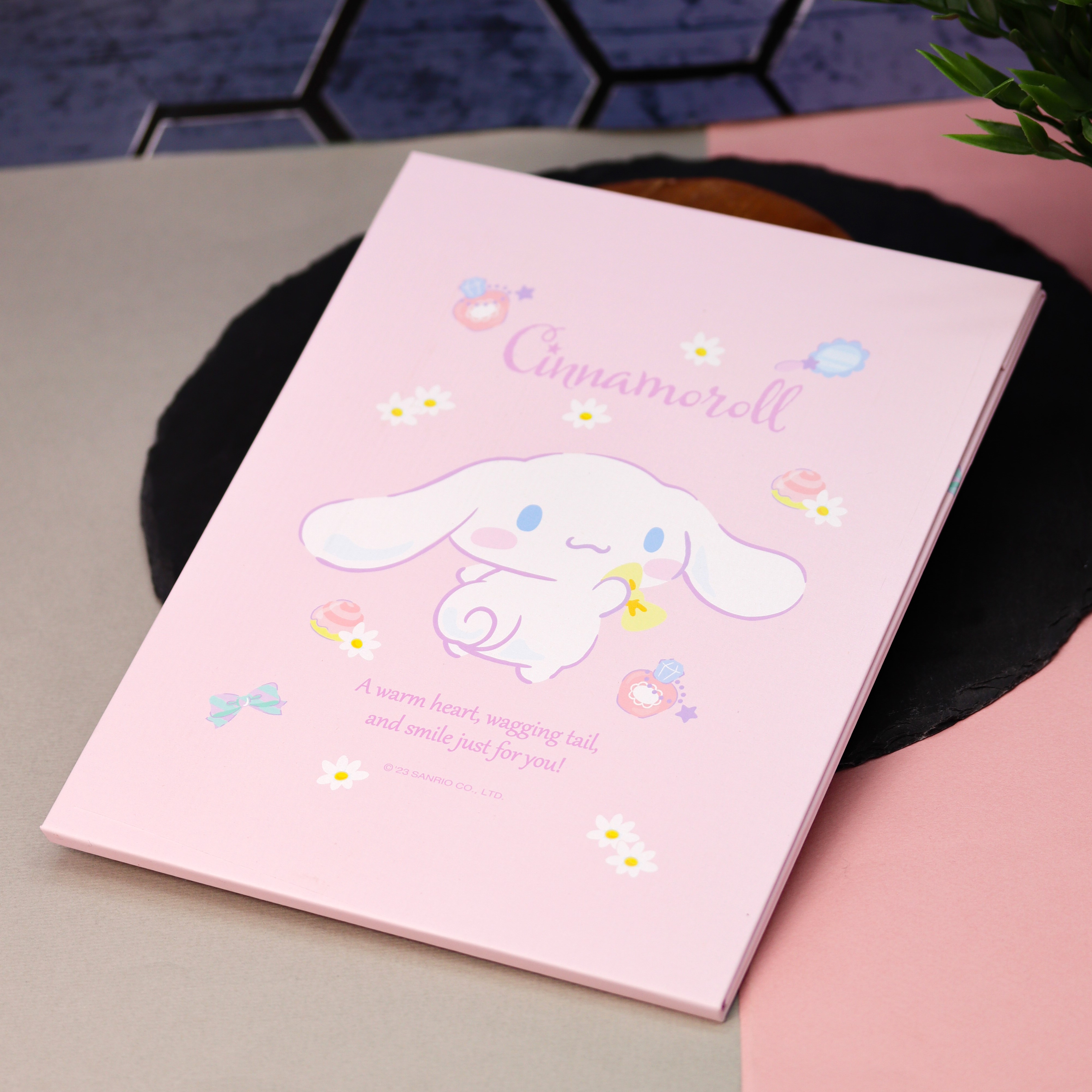 Зеркало настольное для макияжа iLikeGift Cinnamoroll pink - фото 4