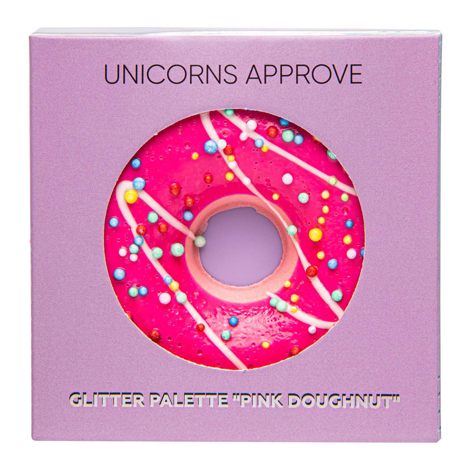 Палетка глиттеров UNICORNS APPROVE Pink Doughnut 4.25г LTA022133 - фото 2