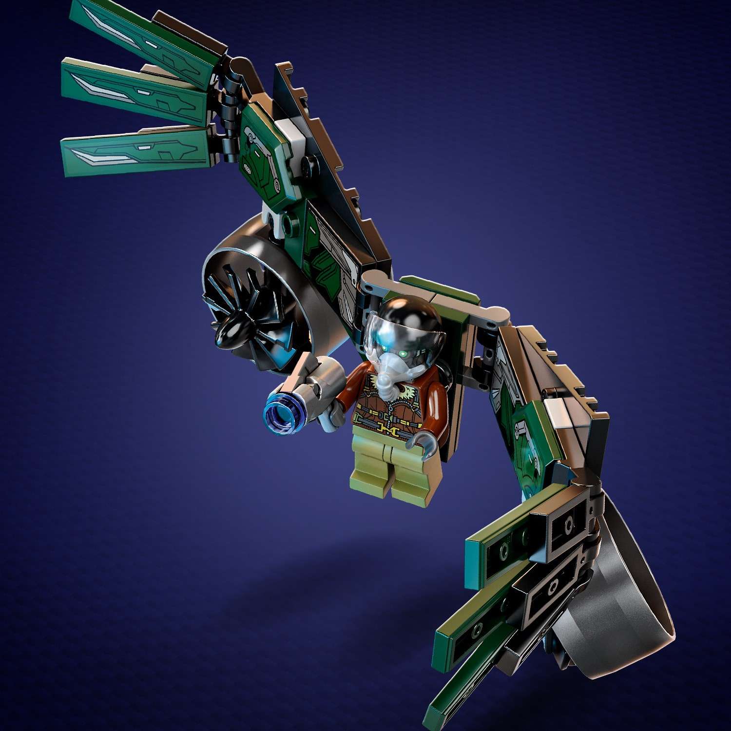 Конструктор LEGO Super Heroes Дуэль дронов Человека-паука 76195 - фото 9