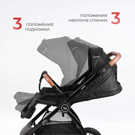 Коляска 2в1 Tomix Walker lux