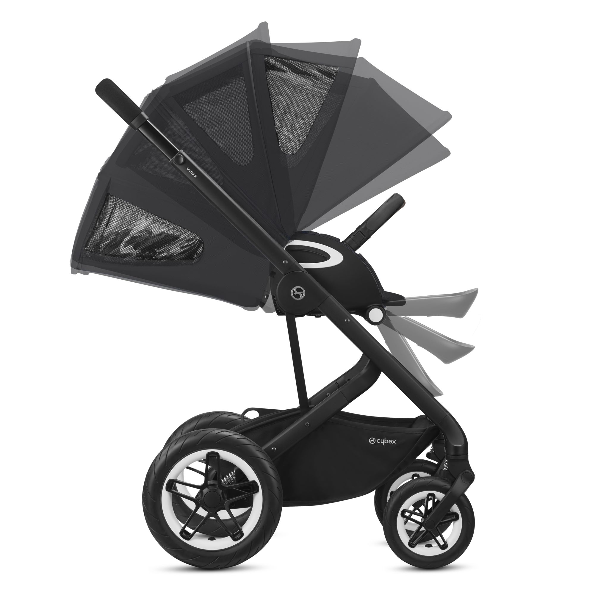 Коляска 3в1 Cybex Talos S Lux BLK Deep Black - фото 8