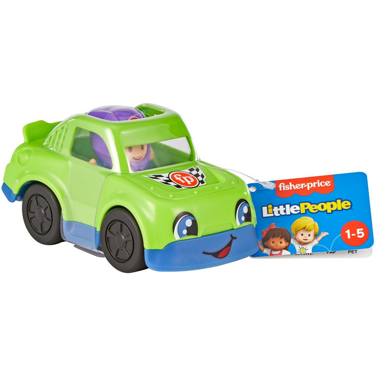 Игрушка Fisher Price Гоночный автомобиль с фигуркой GTT71 - фото 3