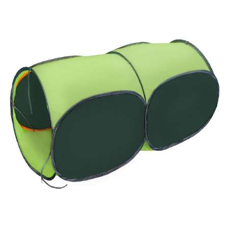 Тоннель для палатки Belon familia двухсекционный цвет зелёный и салатовый