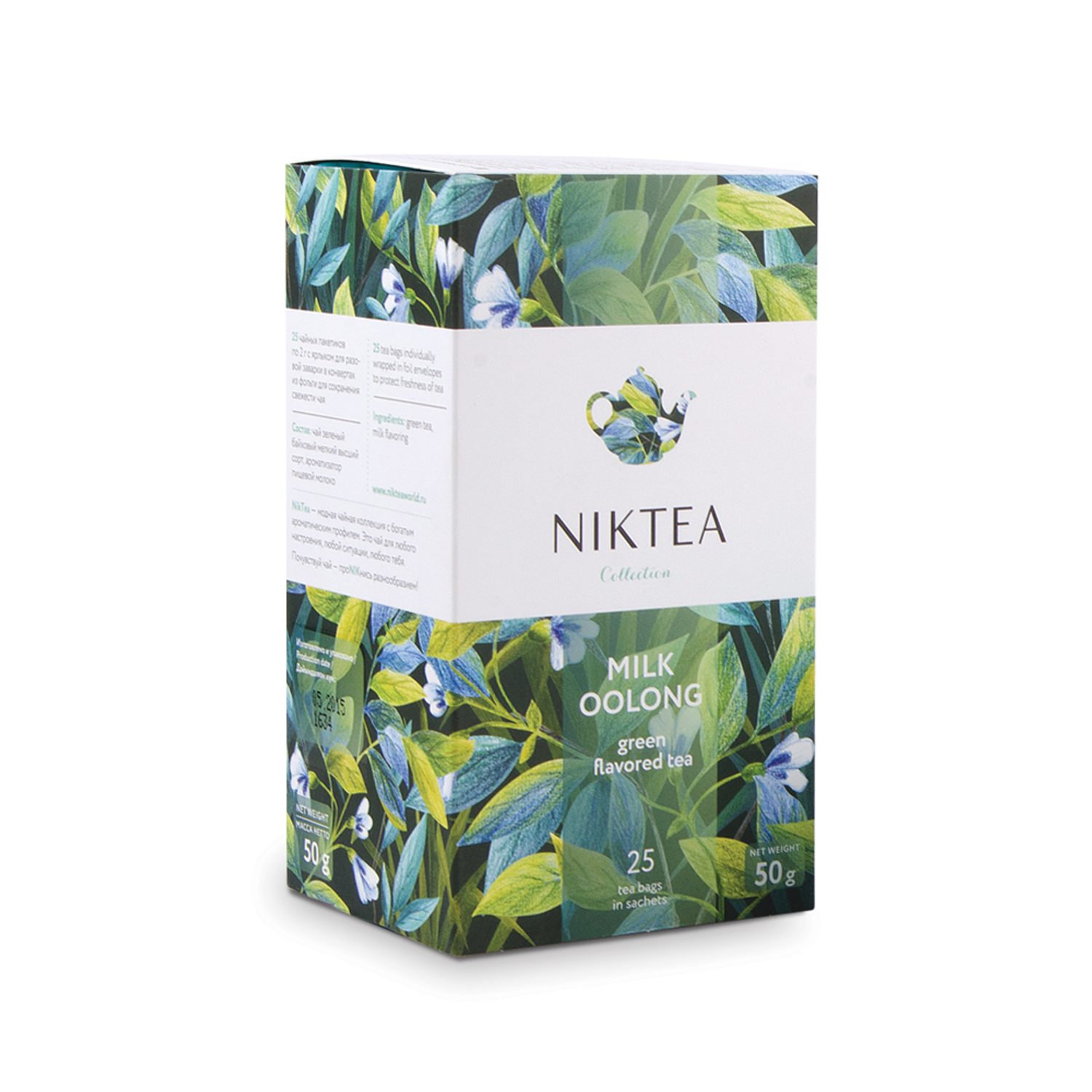 Чай Niktea Milk Oolong в пакетиках 25х2г - фото 1