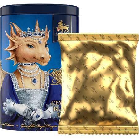 Чай подарочный Richard Year of the Royal Dragon Королева чёрн лист круп 80г жесть