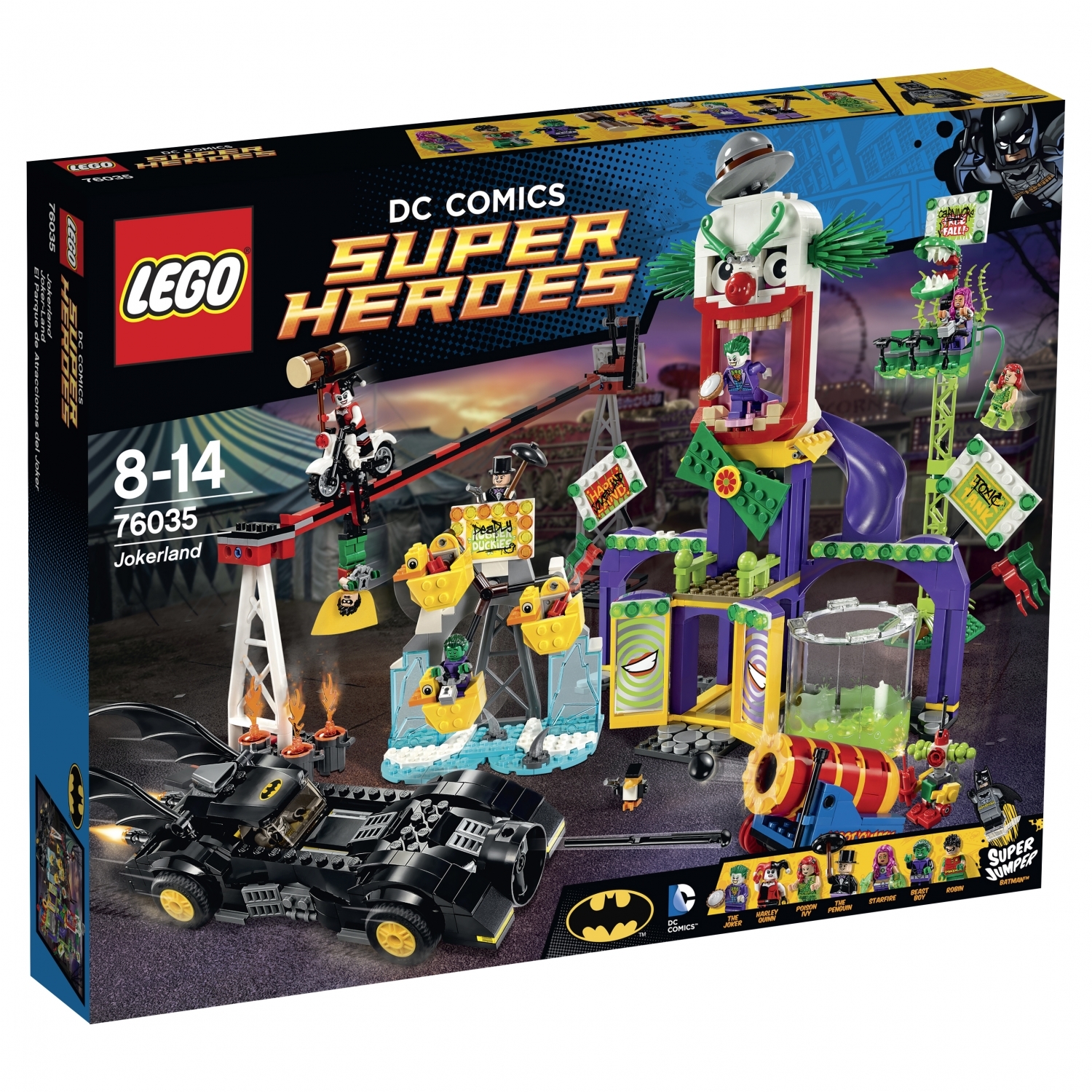 Конструктор LEGO Super Heroes Джокерленд (76035) купить по цене 8999 ₽ в  интернет-магазине Детский мир