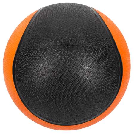 Медбол STRONG BODY медицинский мяч для фитнеса черно-оранжевый 3 кг