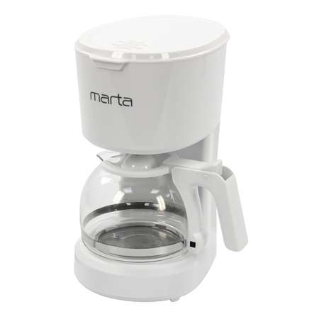 Кофеварка MARTA MT-2116 белый жемчуг