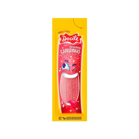 Жевательный мармелад Docile Sour strawberry pencil карандаши со вкусом клубники 15г 12шт