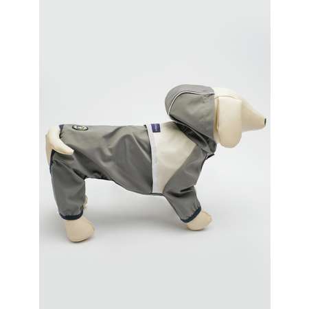 Дождевик для собак серый PIFPAF DOG