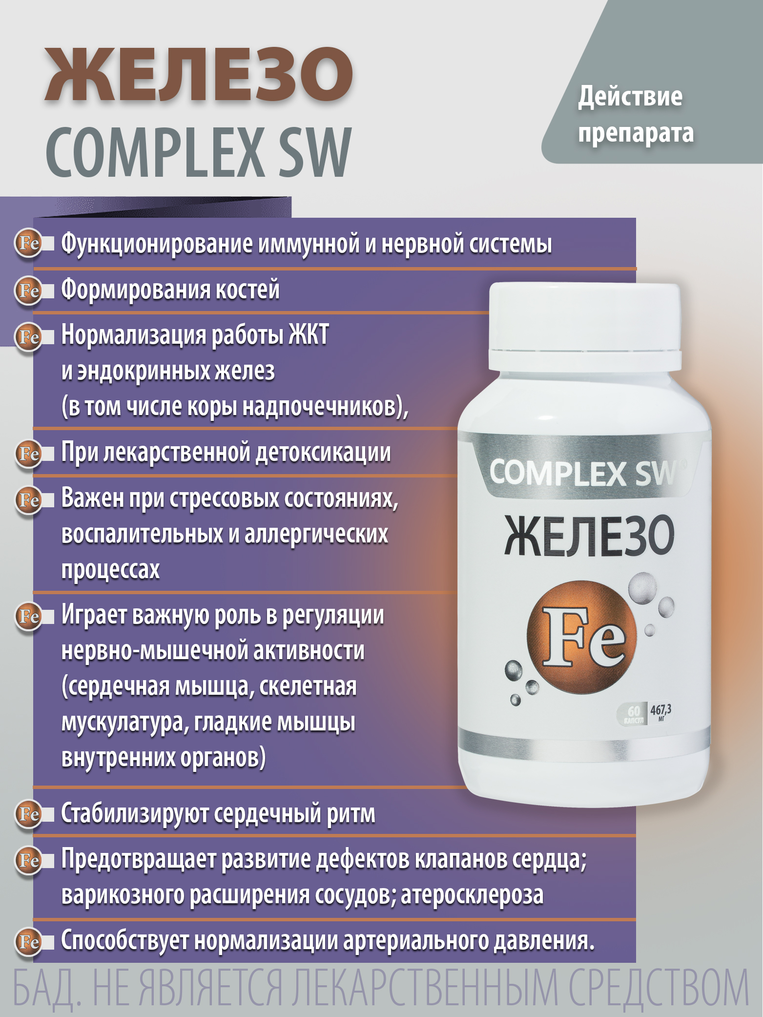 Нефро набор Complex SW. Железо+в-комплекс. Комплекс с железом химия. Железо + в комплекс по 0, 45г.