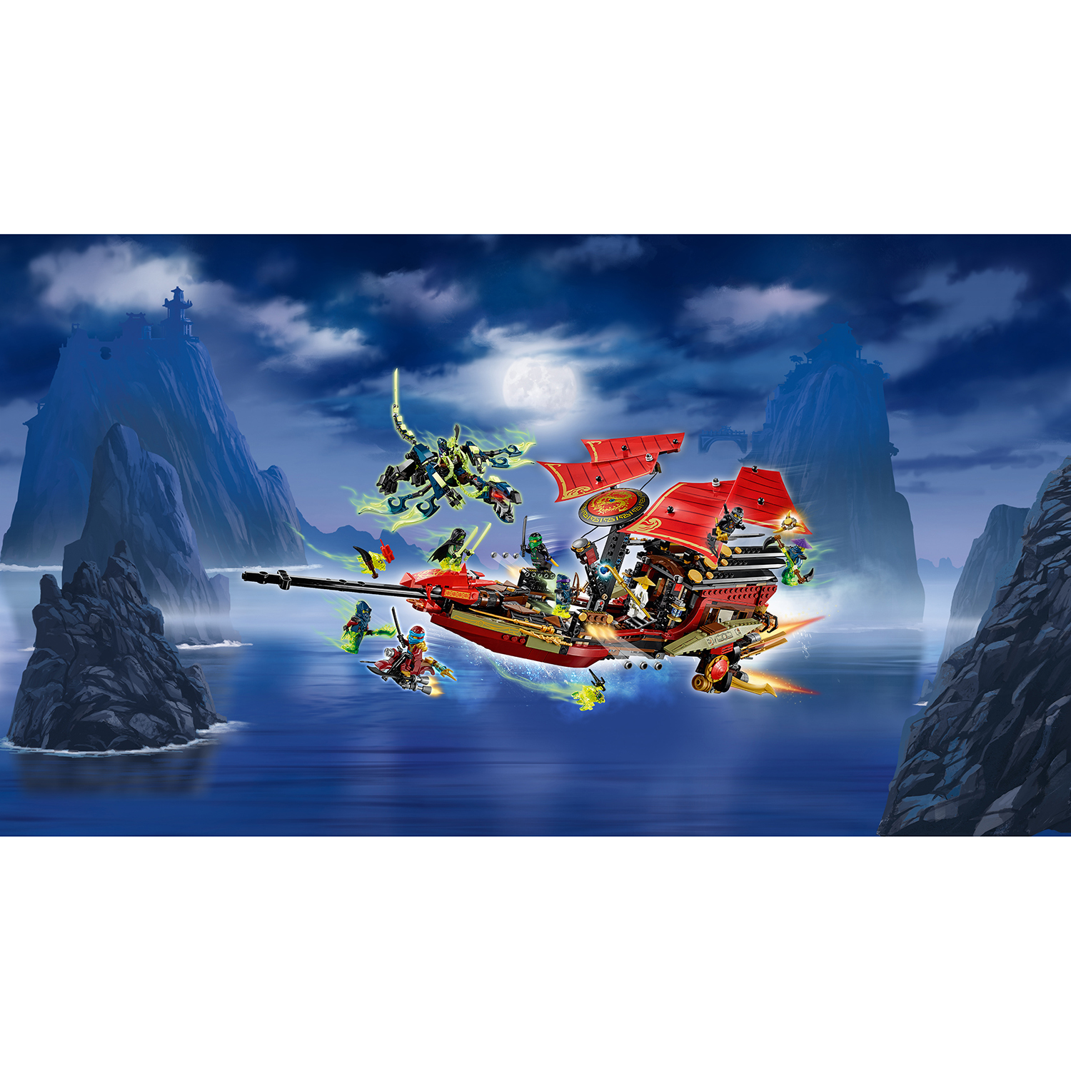 Конструктор LEGO Ninjago Корабль "Дар Судьбы". Решающая битва (70738) - фото 4