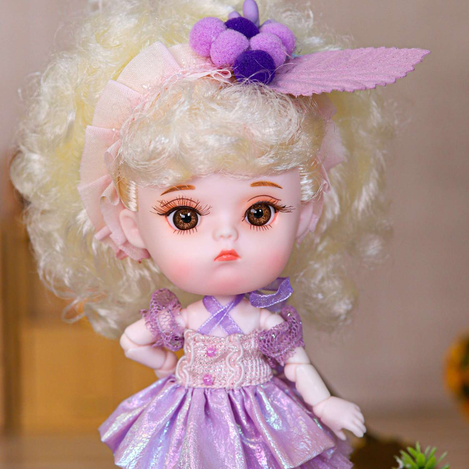 Кукла EstaBella Виноградинка на шарнирах коллекционная 46283522 - фото 12
