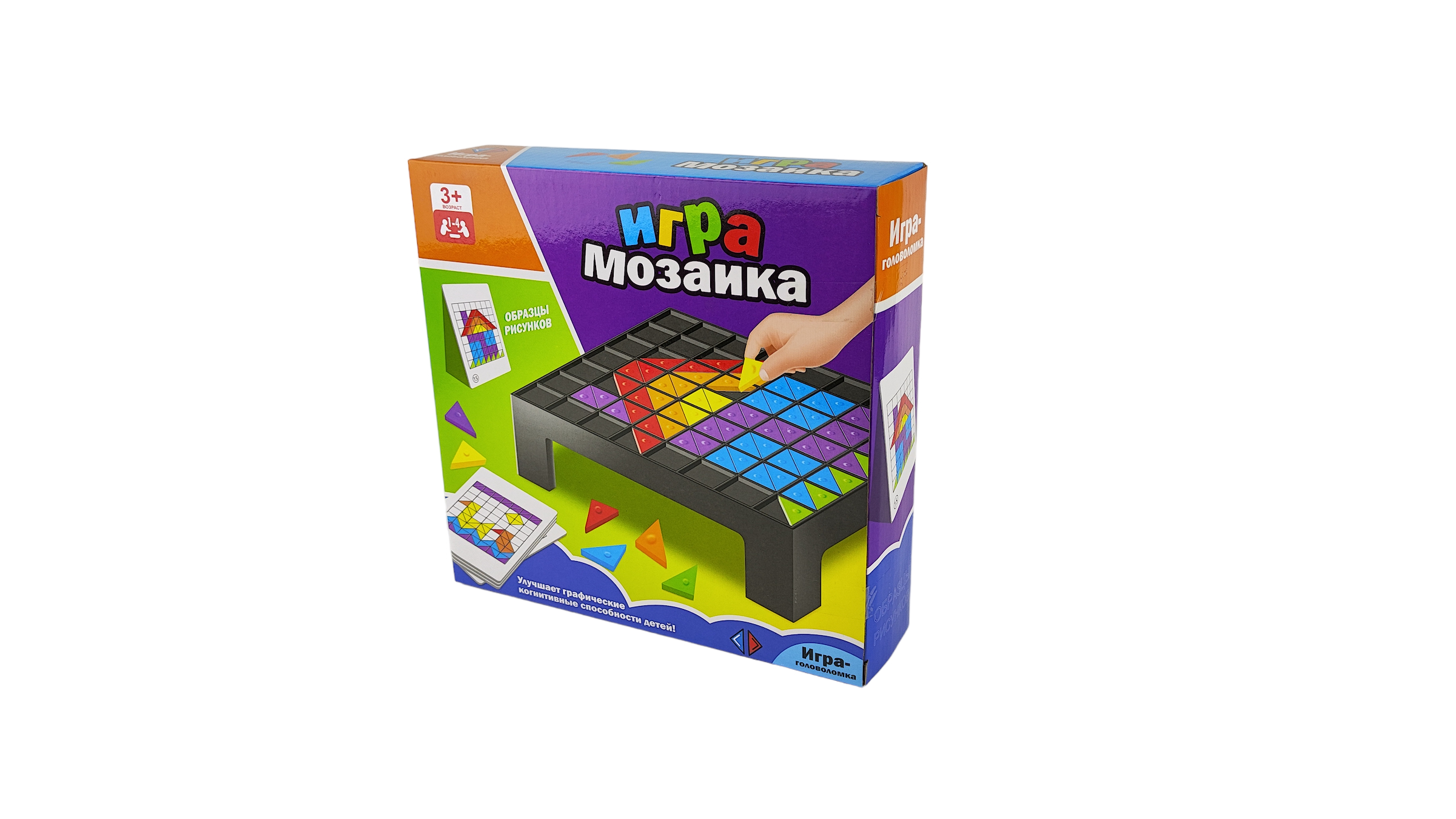 Развивающая игра CJ Toys Головоломка мозаика - фото 2