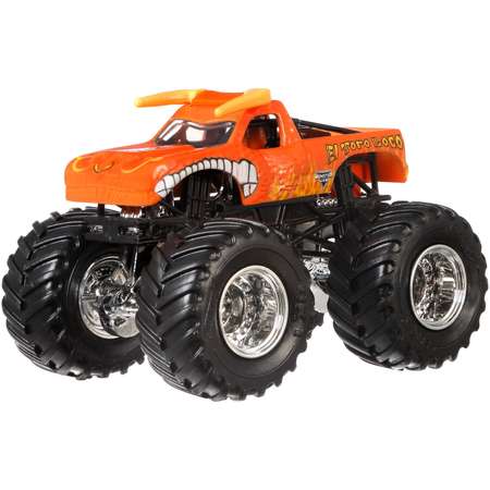 Машина Hot Wheels Monster Jam 1:64 Creatures Эль Торо Локо Красный FLX26