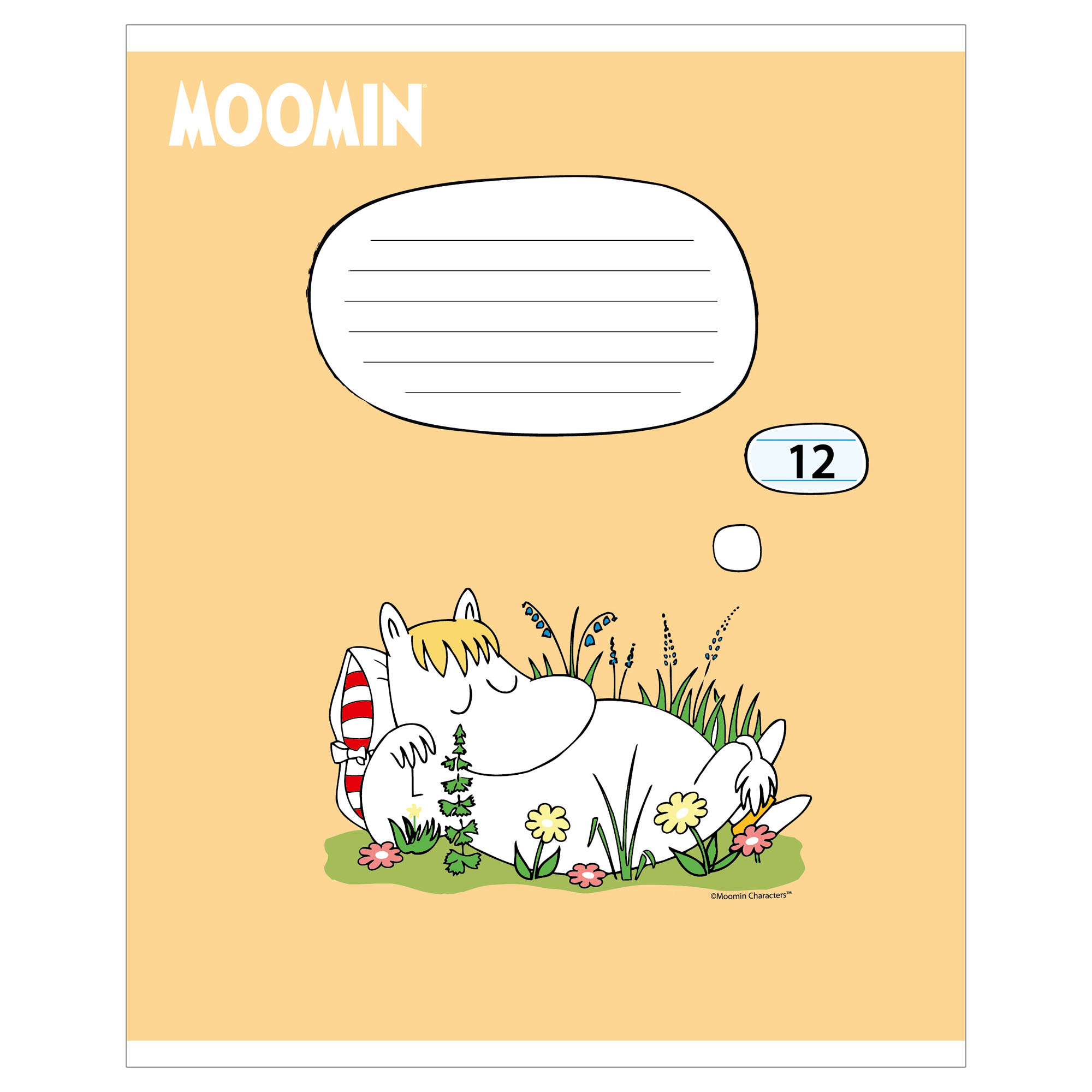 Тетрадь Полиграф Принт Moomin А5 Линия 12л MOM11/5 в ассортименте - фото 2