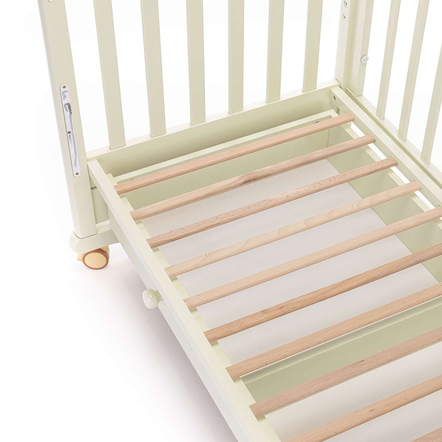 Детская кроватка Nuovita Lusso Dondolo прямоугольная, без маятника (ваниль) - фото 13