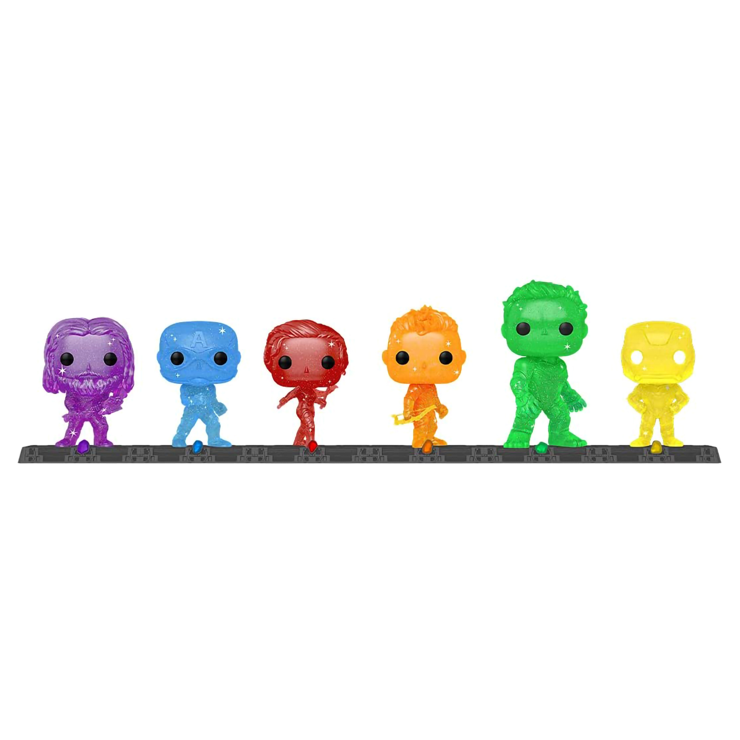 Фигурка Funko POP! Art Series Bobble Marvel Infinity Saga Avengers V Base Exc 6PK 57619 - фото 1