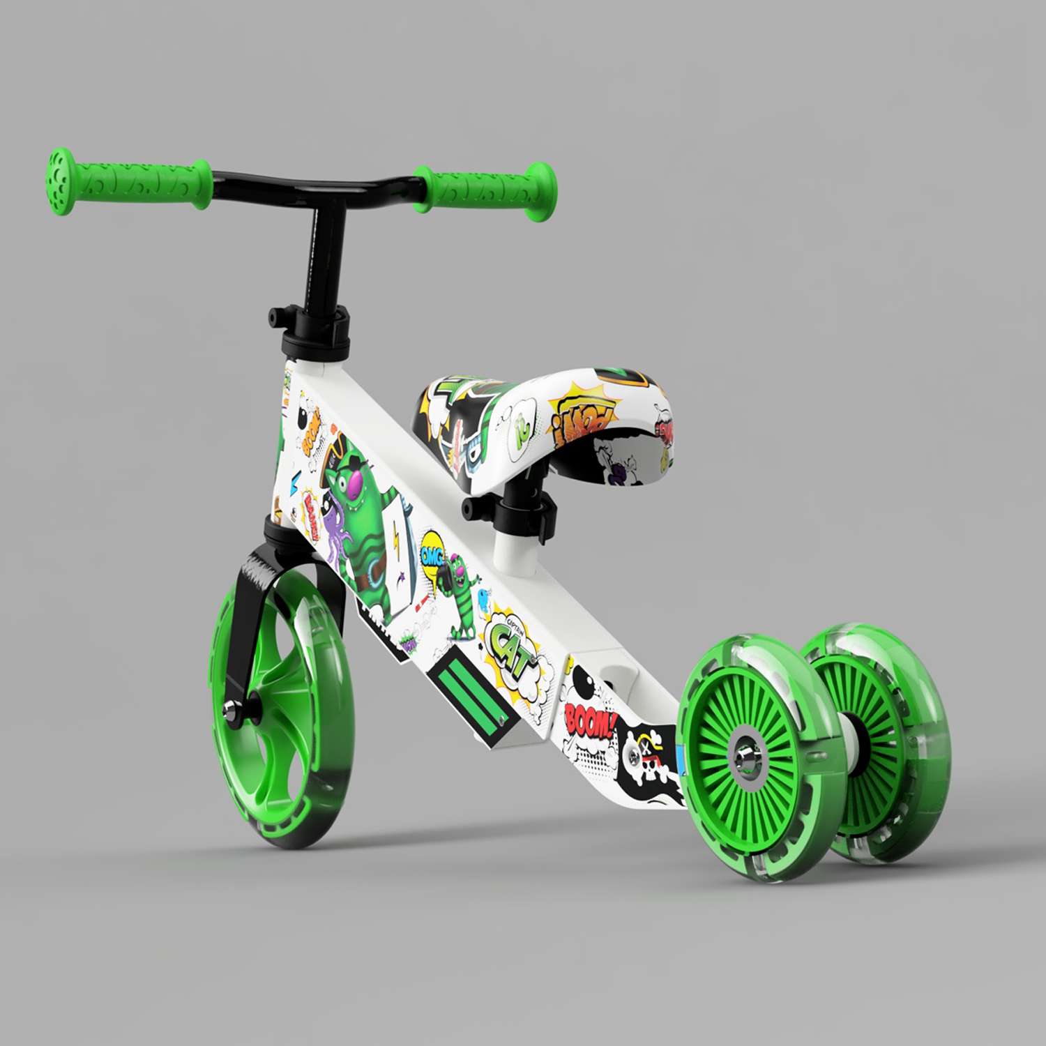 Беговел Small Rider для малышей Turbo Bike зеленый - фото 9