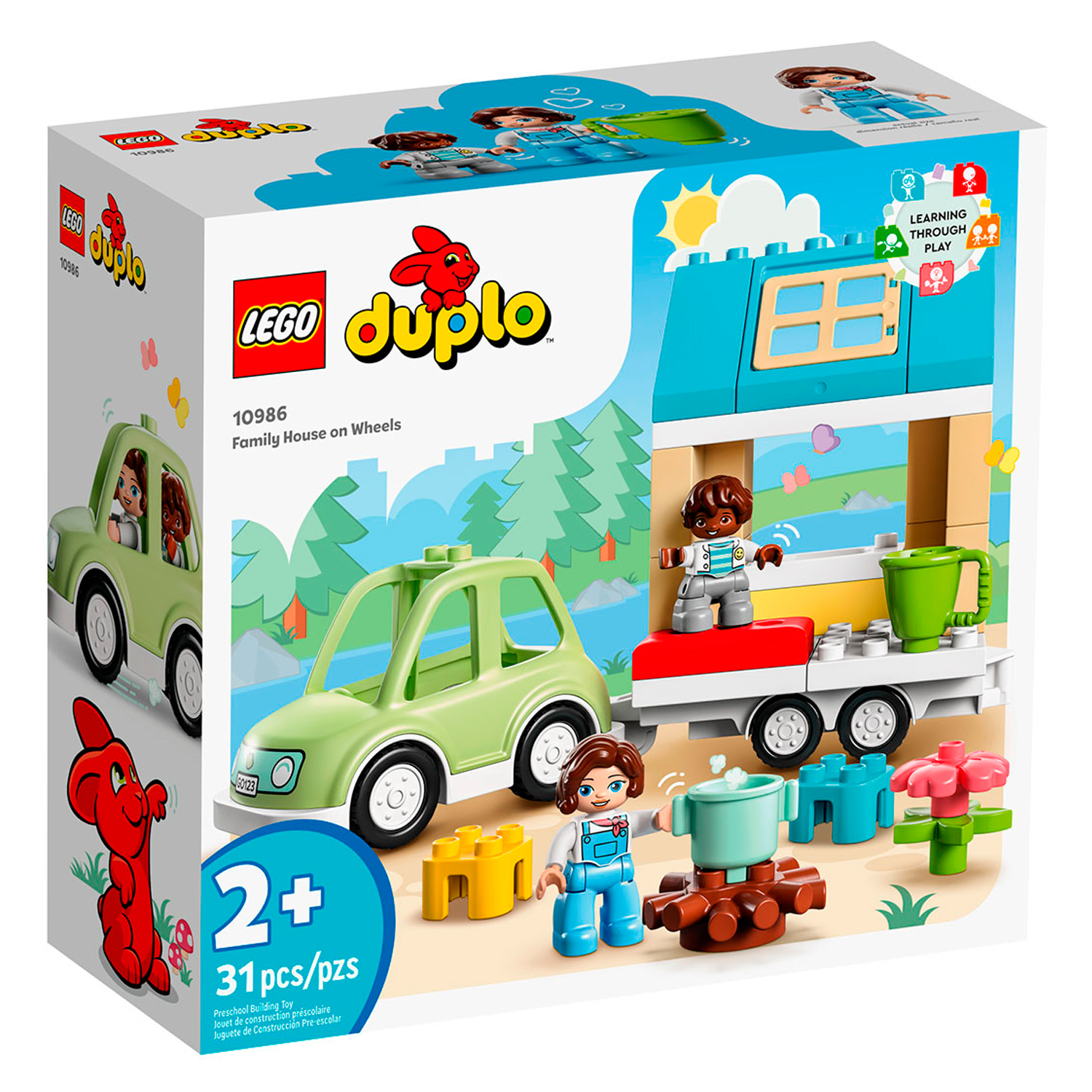 Конструктор детский LEGO Duplo Семейный дом на колесах 10986 - фото 8