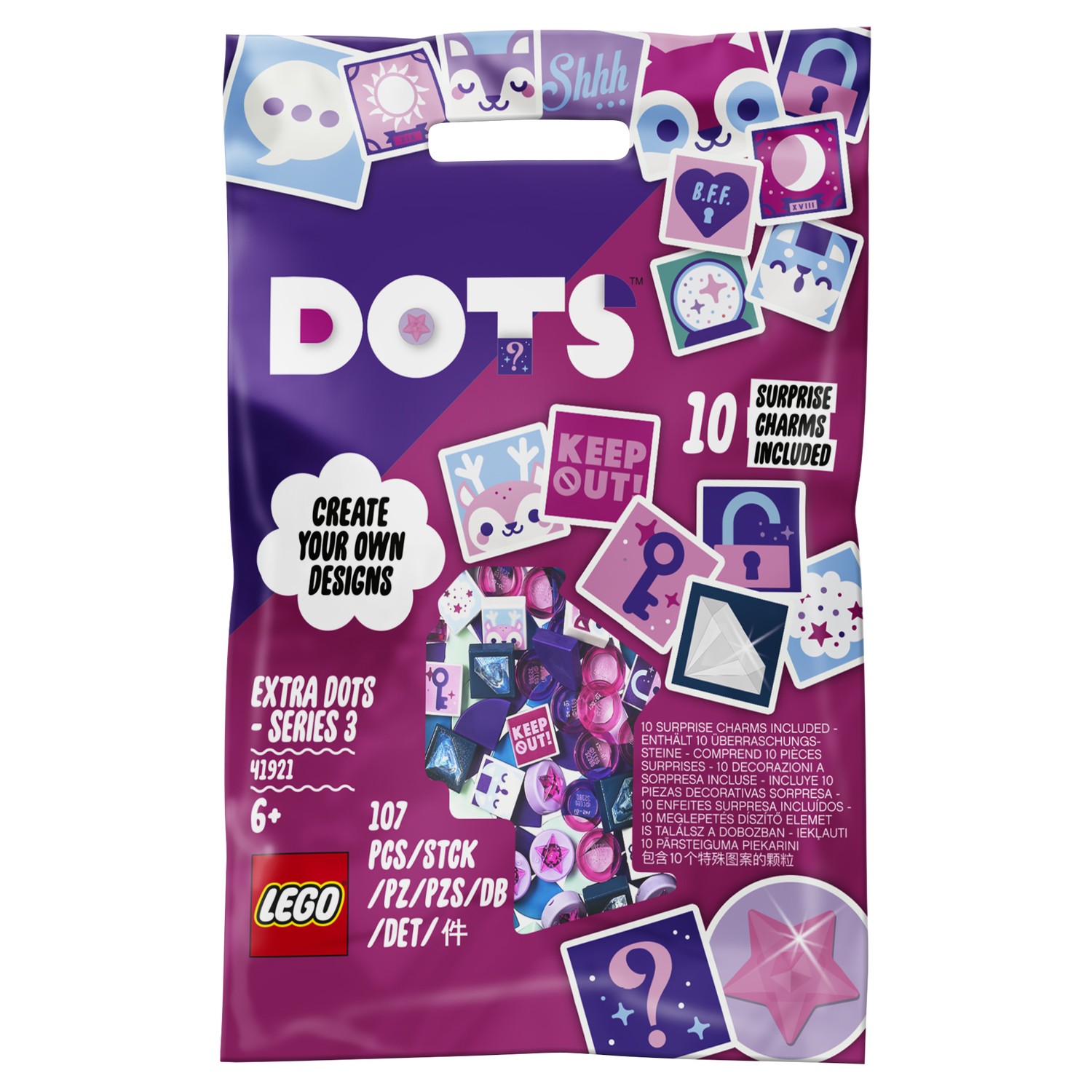 Конструктор LEGO Dots Тайлы — серия 3 41921 - фото 2